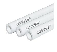 Труба полипропиленовая армированная алюминием SDR6 PN25 20 х 3.4 мм хлыст 4 м белая (10104020) | код 00000008688 | Valfex