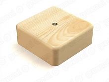 Коробка распределительная для наружного монтажа с кабель-каналом 100х100х44мм, IP40, цвет-СОСНА GE41221-11 | код GE41221-11 | GREENEL