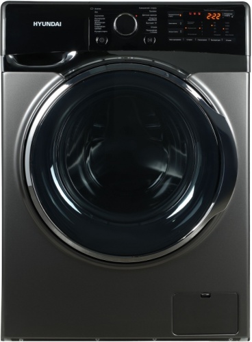 Стиральная машина Hyundai WFE8408 Dark Gray класс: A+++ загр.фронтальная макс.:8кг черный инвертер | код 1901019 | HYUNDAI