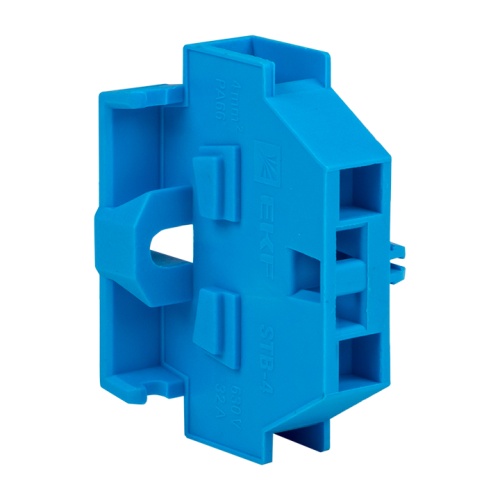 Миниклемма STB-4 32A (50 шт) синяя EKF PROxima | код stb-m-4-blue-r | EKF