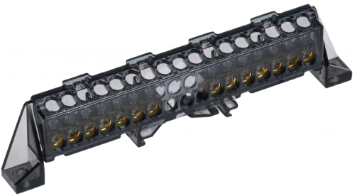 TEKFOR Шина N ноль в комб. изол. Стойка 6х9-7+7-Ч IEK | код TF-NN10-77-DP-K02 | IEK TEKFOR Шина N ноль в комб. изол. Стойка 6х9-7+7-Ч IEK | код TF-NN10-77-DP-K02 | IEK