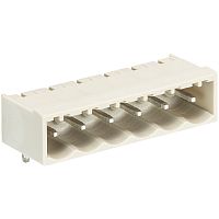 Вилочный разъем, горизонтальный, на плату, шаг 5,08 мм, 2 полюса, фиксация на плате пайкой, 300V, 12А, без маркировки, цвет: серый, серия 8213 S W | код 25.352.3253.0 | Wieland