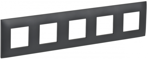 SKANDY Рамка 5-мест. SK-F05T титан IEK | код SK-M52-K48 | IEK