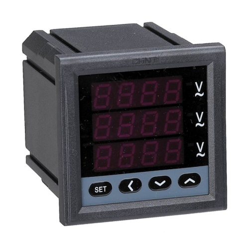 Амперметр цифровой PA7777-8S 5A 3ф 120x120 (CHINT) | код 273117 | CHINT