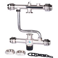 Узел насосно-смесительный с термостатическим клапаном 30-60°C, без насоса | код SDG-0120-007000 | STOUT