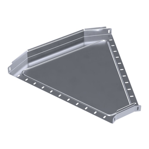 Угол горизонтальный 45 градусов Стандарт INOX (AISI 316) 600х50 Промрукав | код PR16.3452 | ПРОМРУКАВ