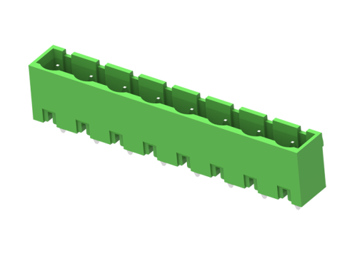 MC-PA7.62V03-0001 Вилка прямая серии MC, шаг 7.62 мм, 3 конт., зеленая, шт | код MC-PA7.62V03-0001 | SUPU