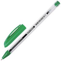 Ручка шариковая масляная BRAUBERG Rite-Oil, ЗЕЛЕНАЯ, корпус прозрачный, узел 0,7 мм, линия письма 0,35 мм, 142149 | код 142149 | BRAUBERG