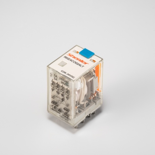 Реле, 4CO, 48VAC, 5A, LED, герм | код RKE4CO048LS | Shenler
