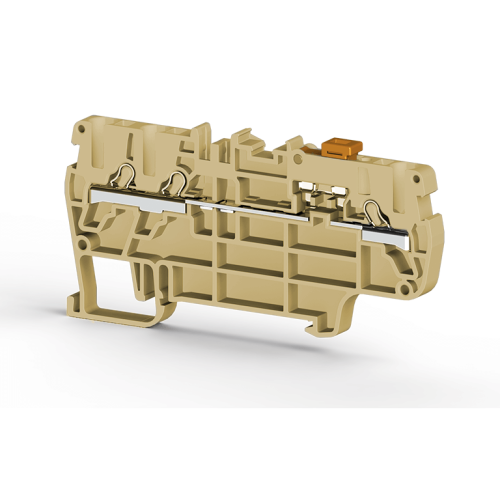 307 450, Клеммник пруж.быстрозажимной (Push in) 3-х выводной, с размыкателем, 2,5 мм.кв., (бежевый), PYK 2,5EA | код 0.0.0.3.07450 | KLEMSAN 307 450, Клеммник пруж.быстрозажимной (Push in) 3-х выводной, с размыкателем, 2,5 мм.кв., (бежевый), PYK 2,5EA | код 0.0.0.3.07450 | KLEMSAN