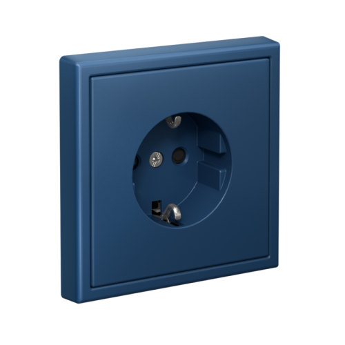 ARTGALLERY РОЗЕТКА с заземлением со шторками, 16А, механизм, быстрозажимные клеммы, аквамарин | код GAL001145S | Systeme Electric фото 4