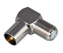 Переход гнездо F-штекер TV угловой REXANT | код 05-4311 | REXANT