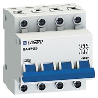 Автоматический выключатель ВА47-29 4р C6 4,5кА | код VA4729-4С-06 | Engard