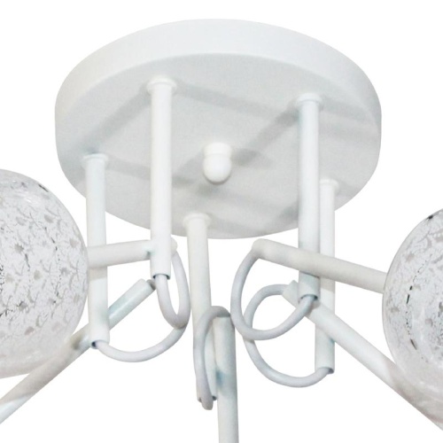 Светильник Джаз 151 бел. НПБ 01-5х60-136 Е27 ИУ | код 1005404554 | Элетех фото 4