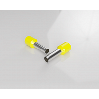 Наконечник кабельный, трубчатый, изолированный, S=6мм, L=20мм, желтый | код 06.600.2927.0 | Wieland