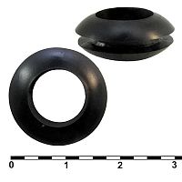 Втулка проходная RUICHI 10х16х12х7.5х2, резина EPDM | код 81224 | Ruichi