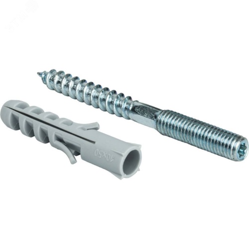 Шпилька сантехническая М8х80мм с дюбелем М 10х50 | код SAC-0020-400880 | STOUT Шпилька сантехническая М8х80мм с дюбелем М 10х50 | код SAC-0020-400880 | STOUT