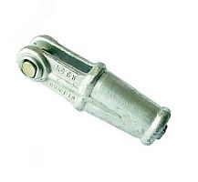 Зажим натяжной клиновой для крепления стальных канатов НКК-1-1Б (клин N2) | код 530331004 | ЮАИЗ