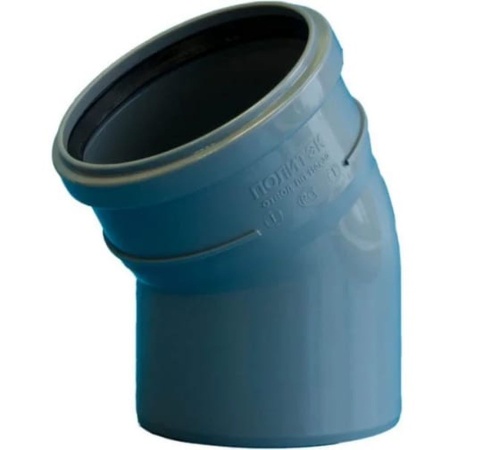 Отвод канализационный 30 град. 110 | код 100130 | Политэк
