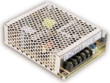 Источник питания AC-DC, 75Вт, вход 88…264В AC, 47…63Гц / 125…373 В DC, выход 24В/3.2A, рег. вых 22…27.6 В , изоляция 3000В AC, в кожухе 129х97х38мм, -20…+70С | код RS-75-24 | MeanWell