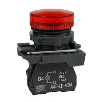 Сигнальная лампа OptiSignal D22 C5-L-M4 красная пластик 230-240VAC XB5AVM4 | код 332190 | КЭАЗ