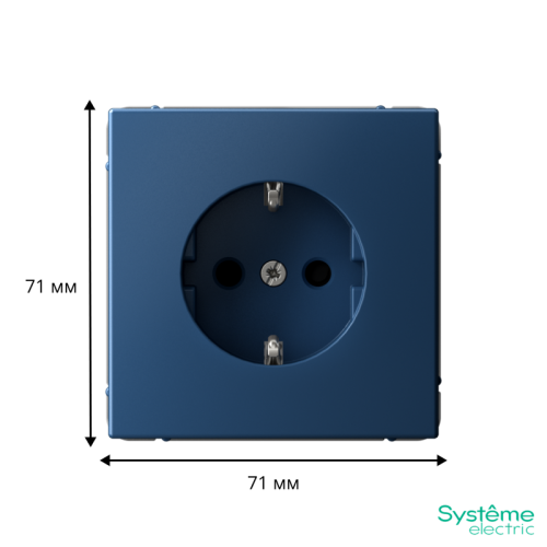 ARTGALLERY РОЗЕТКА с заземлением со шторками, 16А, механизм, быстрозажимные клеммы, аквамарин | код GAL001145S | Systeme Electric фото 10