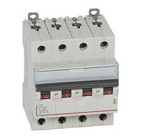 Выключатель автоматический четырехполюсный DX3 6000 32А C 10кА | код. 407931 |  Legrand 