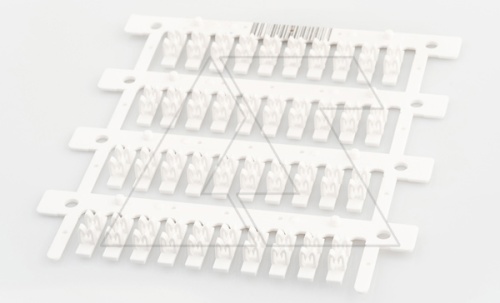 Маркировка проводника MG-TDMO-01 40391, защелкивание, D кабеля 2-2,9mm, 0,5-1,5mm2, поле 4x16mm, PC, HF, белая (набор 40 элементов) | код 4101881 | Cembre Маркировка проводника MG-TDMO-01 40391, защелкивание, D кабеля 2-2,9mm, 0,5-1,5mm2, поле 4x16mm, PC, HF, белая (набор 40 элементов) | код 4101881 | Cembre