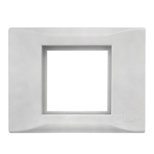 Рамка+суппорт 2 модуля (1 пост) для парапетного кабельного канала C-Line | код sup-2-105-50 | EKF фото 5