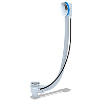 Сифон для ванны АНИ полуавтомат 520 мм | код EM301 | АНИ пласт