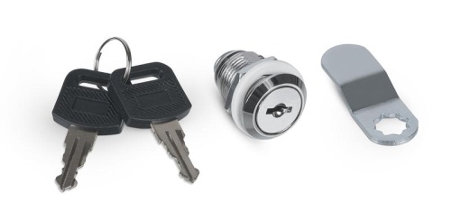 Cabeus JC01 Замок от задней двери и боковых панелей напольных и настенных шкафов серии SH-05C-, ND-05C-, SH-05F- | код 9037c | Cabeus