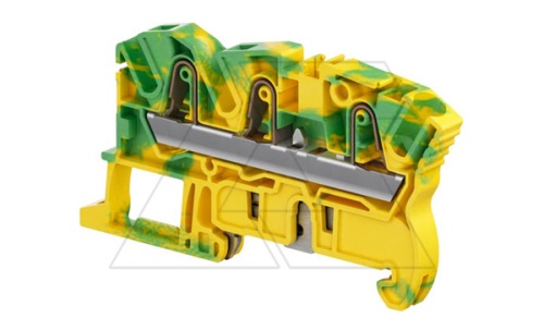 Клемма ZK4-PE-3P/6 пружинный зажим, для заземления, 3 контакта, 480А/1с, ж./зеленый | код 1SNK706151R0000 | Entrelec Клемма ZK4-PE-3P/6 пружинный зажим, для заземления, 3 контакта, 480А/1с, ж./зеленый | код 1SNK706151R0000 | Entrelec