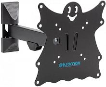 Кронштейн для телевизора Kromax Casper-203 черный 20-43 макс.30кг настенный поворот и наклон | код 923536 | KROMAX