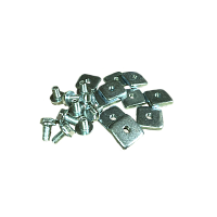 Набор винтов с большими шайбами для алюминиевого лестничного лотка, 10 шт. | код LAN-LTA-FIXSET-B | LANMASTER