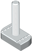 STRUT-Т-болт М12х30 | код sttbm12x30 | EKF