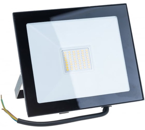 Прожектор светодиодный ДО-50w 4000К 4500Лм IP65 черный (SFL90-50) | код 55077 | SAFFIT Прожектор светодиодный ДО-50w 4000К 4500Лм IP65 черный (SFL90-50) | код 55077 | SAFFIT