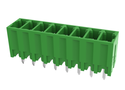 MC-PA3.5V08-L-0002 Разъём штекерный MC, вертик. конт.,шаг 3.5мм,8 конт., ступен. типа., зел., шт | код MC-PA3.5V08-L-0002 | SUPU