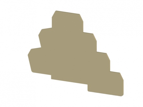 450 150, Концевой сегмент на клеммники 3-х ярусные PUK3T, (бежевый), NPP PUK3T | код 0.0.0.4.50150 | KLEMSAN 450 150, Концевой сегмент на клеммники 3-х ярусные PUK3T, (бежевый), NPP PUK3T | код 0.0.0.4.50150 | KLEMSAN