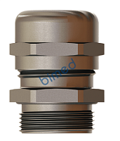 Кабельный ввод ЭМС M20x1.5 IP68 6-12мм никелированная латунь неопрен в компл. с гайкой BMEM-02-WCL (TL8), BMEM-02-WCL (TL8) | код BMEM-02-WCL (TL8) | KLEMSAN