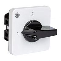 Переключатель BS 25 54 U, 1P, 25A, тип 1-2 (90°), 1NO на 1_2, на дверь, фронт IP40 | код EAC603550 | Rade Koncar