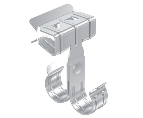 Зажим балочный 3-8 мм под трубу двойной 20 мм PROxima | код ZB3-8-Tr20-25W | EKF фото 2