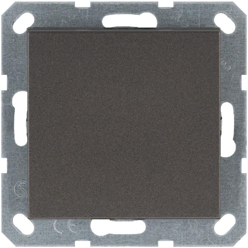 Звонковый механизм 10A 250V~ с накладкой, цвет Мокко | код G3010Z | Jasmart