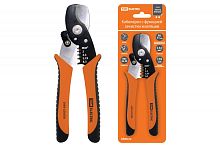 Кабелерез (Al до ?11 мм) с функц. зачистки изол., CR-V сталь, 170 мм, серия МастерЭлектрик TDM | код SQ1027-0301 | TDM