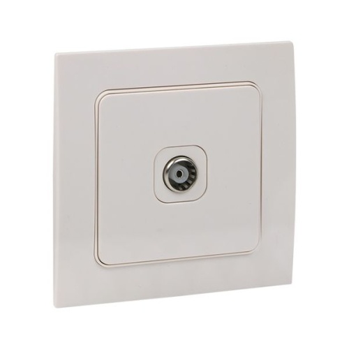 Стокгольм Механизм Розетки TV 1-местной оконечной 10дБ-240МГц белый | код EYA00-227-10 | EKF фото 5