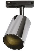 Светильник-прожектор трековый PTR 26 GU10 IP20 230В CH хром | код 5038035 | JazzWay