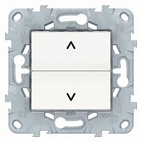 Выключатель для жалюзи UNICA NEW, белый |  код. NU520718 |  Schneider Electric