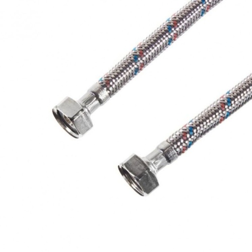 Подводка гибкая для воды 1/2' ВН 50см латунь (1428) | код 01428 | AQUALINK