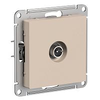 ATLASDESIGN TV РОЗЕТКА оконечная 1DB, механизм, ПЕСОЧНЫЙ | код ATN001291 | Systeme Electric