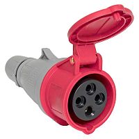 Розетка переносная 214 3Р+РЕ 16А 380В IP44 PROxima | код ps-214-16-380-PRO | EKF