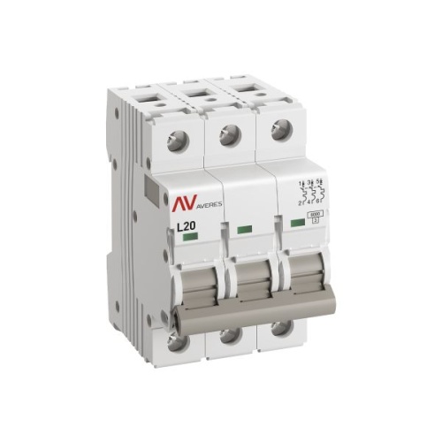 Выключатель автоматический AV-6 3P 20A (L) 6kA EKF AVERES | код mcb6-3-20L-av | EKF фото 3 Выключатель автоматический AV-6 3P 20A (L) 6kA EKF AVERES | код mcb6-3-20L-av | EKF фото 3